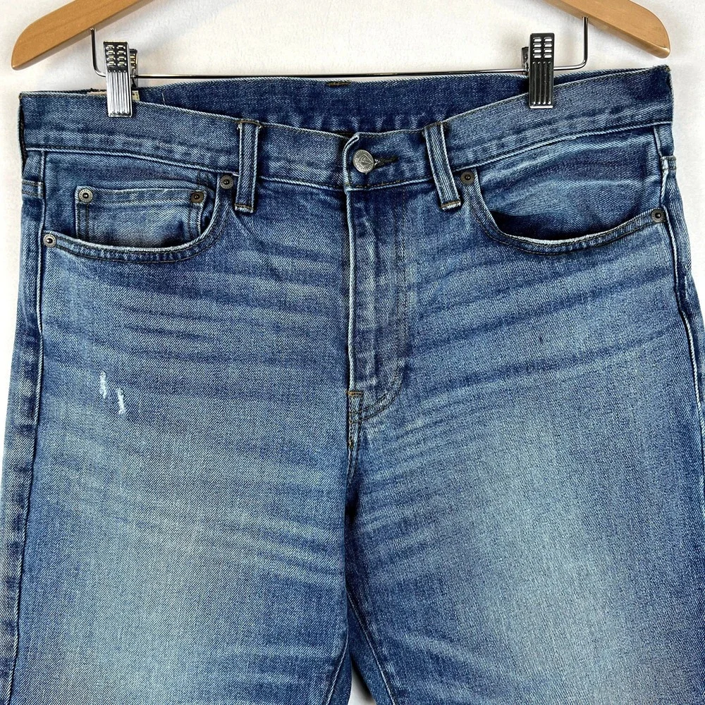 J Crew 770 Jean Men 34x30 Straight‎ Fit Dark Wash Blue Classic Denim J.Crew